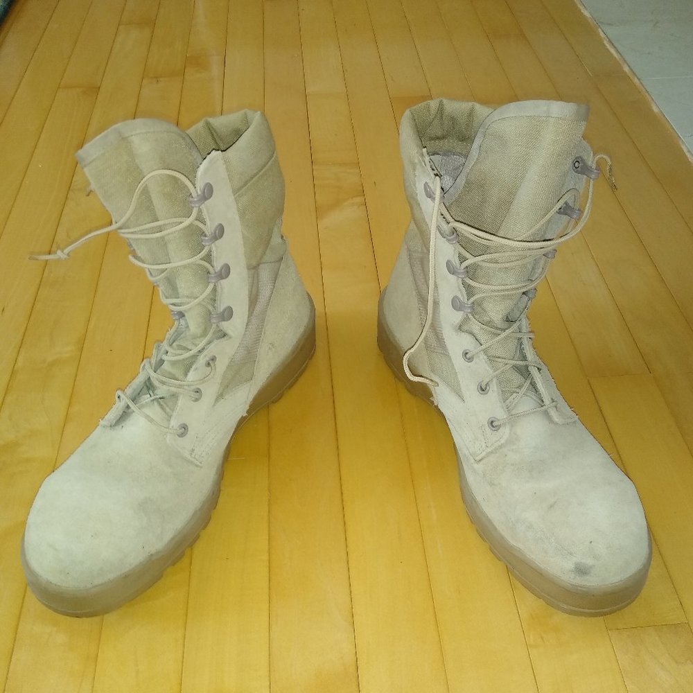 UFCW Vibram 8430 Military Leather Steel Toe Desert